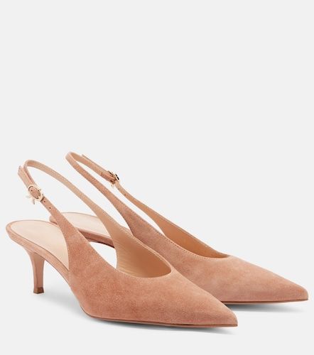 Escarpins slingback Robbie en daim - Gianvito Rossi - Modalova