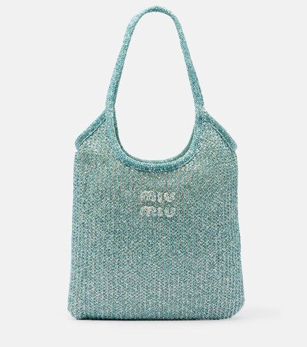 Cabas Ivy en résille à sequins - Miu Miu - Modalova
