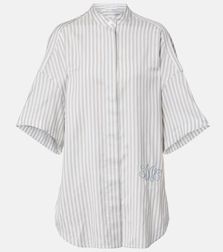 Chemise rayée en soie et laine - Stella McCartney - Modalova
