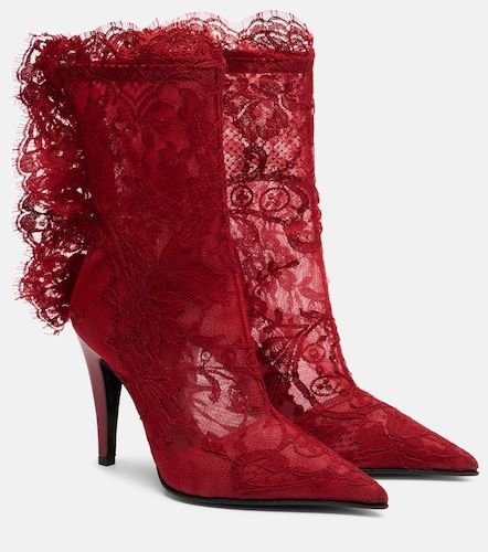 McQueen Bottines Heron en dentelle - McQueen - Modalova