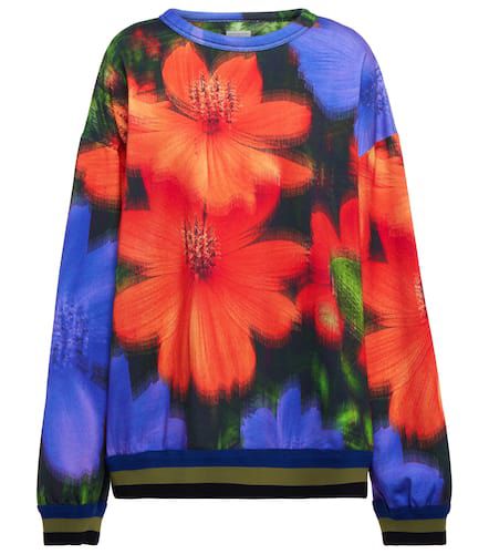 Sweat-shirt imprimé en coton - Dries Van Noten - Modalova