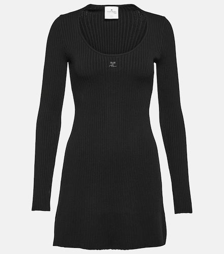 Courrèges Robe en jersey côtelé - Courreges - Modalova