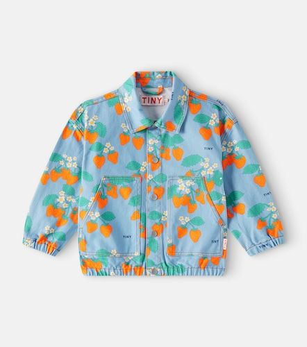 Veste Strawberries en denim - Tinycottons - Modalova