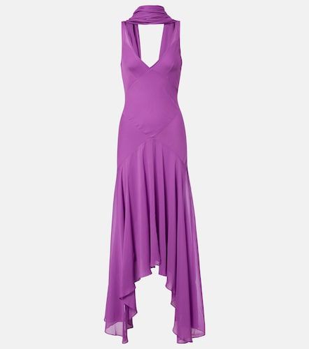 Robe midi Mystica en georgette - De La Vali - Modalova