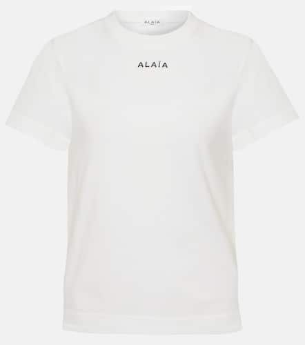 Alaïa T-shirt en coton à logo - Alaia - Modalova