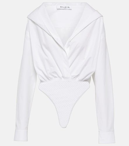 Alaïa Body à capuche en coton - Alaia - Modalova