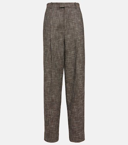 Pantalon ample en laine mélangée - Bottega Veneta - Modalova