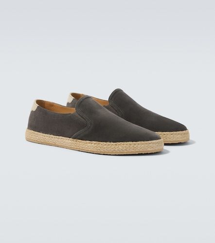 Chaussures slip-on en daim - Brunello Cucinelli - Modalova