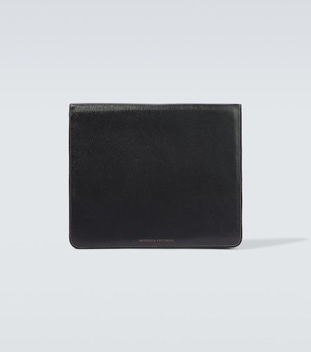Porte-documents en cuir - Brunello Cucinelli - Modalova