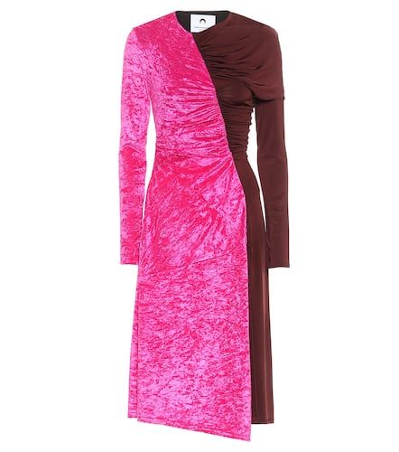 Marine Serre Robe en velours - Marine Serre - Modalova