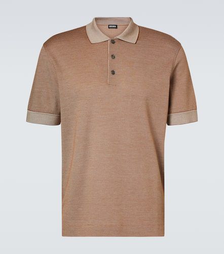 Zegna Polo en coton et soie - Zegna - Modalova