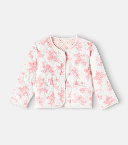 Veste Annina réversible en coton à fleurs - C'era Una Volta - Modalova