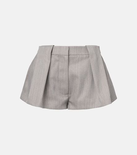 Short à taille haute en laine mélangée - Stella McCartney - Modalova