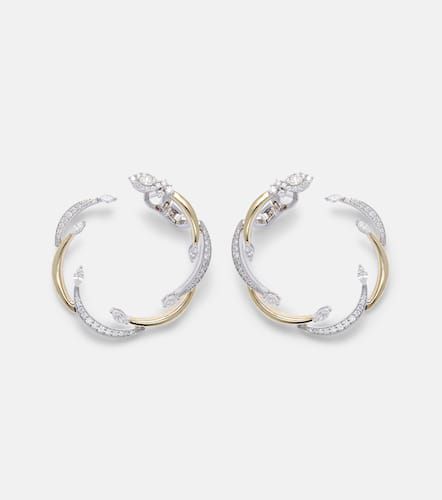 Boucles d'oreilles Golden Strada en or 18 ct et diamants - Yeprem - Modalova