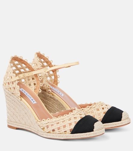 Espadrilles compensées Sunburst 100 - Aquazzura - Modalova