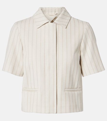Max Mara Veste rayée en coton - Max Mara - Modalova