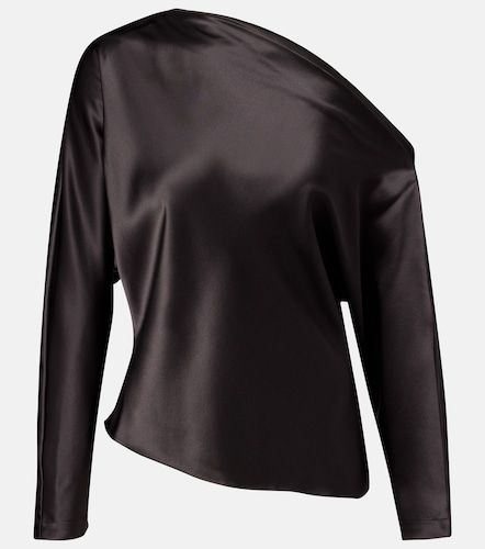 Top asymétrique en satin de soie - The Sei - Modalova