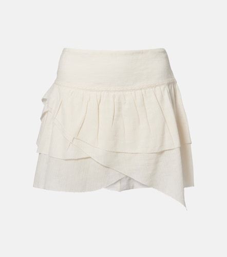 Mini-jupe Dejha en coton et lin mélangés - Marant Etoile - Modalova