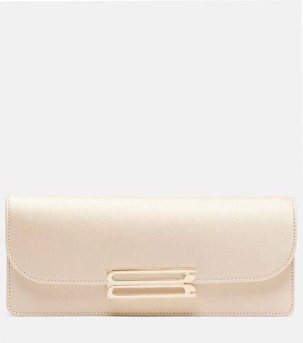 Pochette Dorian East-West en satin - Victoria Beckham - Modalova