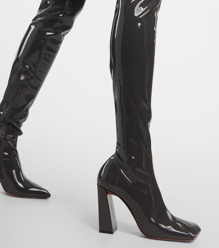 Cuissardes Marine Stretch 95 en latex - Amina Muaddi - Modalova
