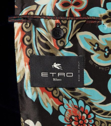 Etro Blazer en velours de coton - Etro - Modalova