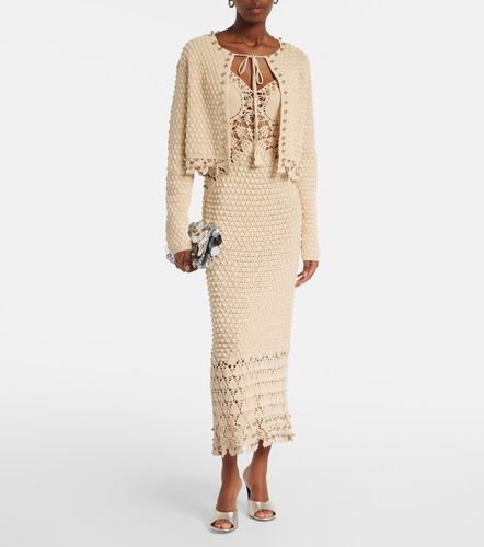 Cardigan en coton à ornements - Rabanne - Modalova