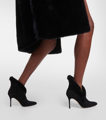 Bottines Nestanu 105 en daim - Manolo Blahnik - Modalova