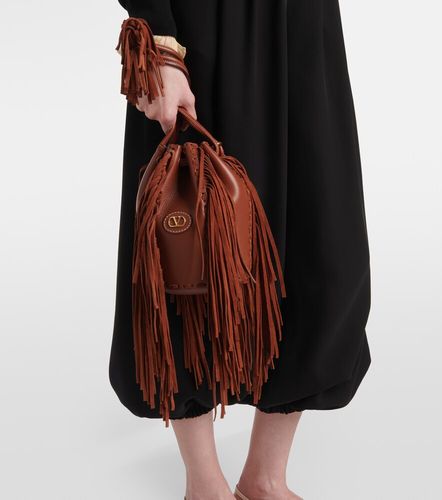 Sac seau Nellcote Small en cuir - Valentino Garavani - Modalova