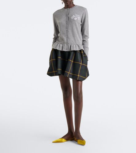 Cardigan en laine et cachemire à logo - Patou - Modalova