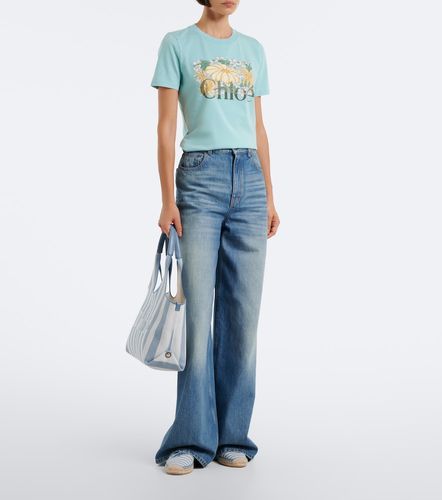Chloé T-shirt en coton à imprimé - Chloe - Modalova
