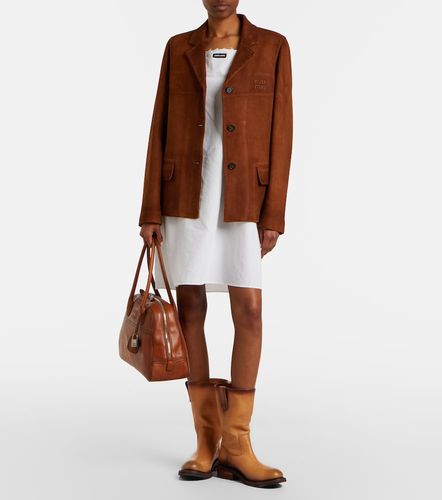 Miu Miu Veste en daim - Miu Miu - Modalova