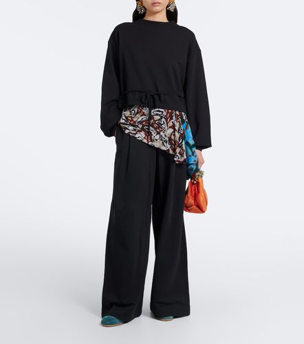 Sweat-shirt court en coton - Dries Van Noten - Modalova