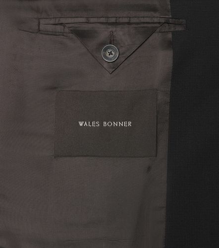 Blazer Alto en laine vierge et satin - Wales Bonner - Modalova