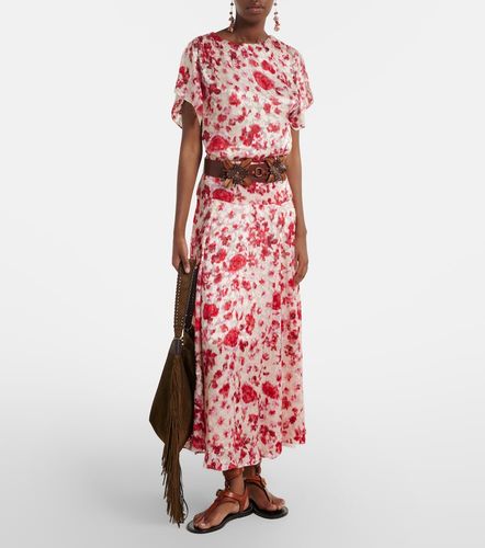 Top Hervane à fleurs en jacquard - Isabel Marant - Modalova