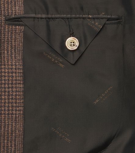 Blazer en laine vierge à motif Prince de Galles - Kiton - Modalova