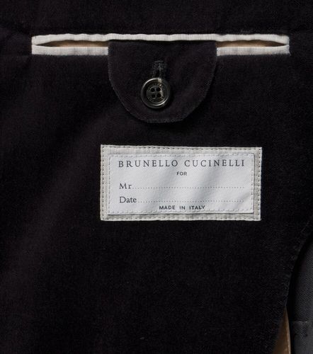 Blazer en velours de coton - Brunello Cucinelli - Modalova
