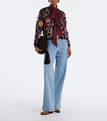 Etro Cardigan en laine à broderies - Etro - Modalova