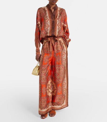 Chemise Mahon en soie à motif cachemire - Zimmermann - Modalova