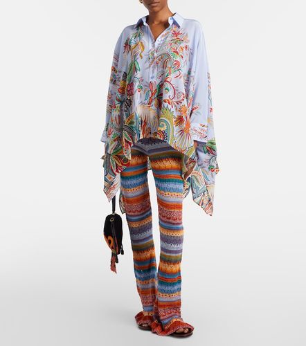 Etro Chemise en soie à fleurs - Etro - Modalova