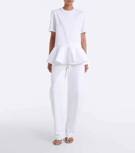 Alaïa T-shirt péplum en coton - Alaia - Modalova