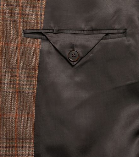 Blazer en laine motif Prince de Galles - Auralee - Modalova