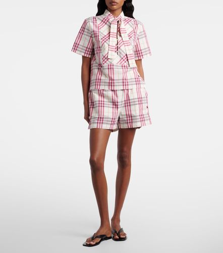 Blouse Olea Check en coton - Burberry - Modalova