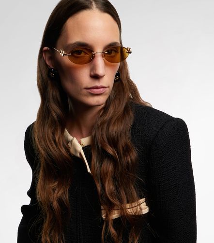 Lunettes de soleil ovales VLogo - Valentino - Modalova