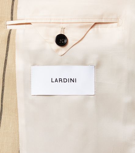 Blazer rayé en lin et laine - Lardini - Modalova