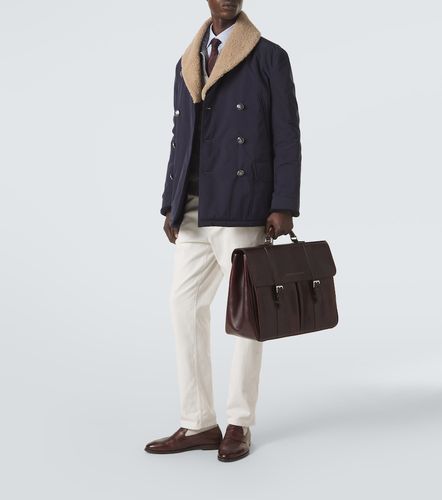 Porte-documents en cuir - Brunello Cucinelli - Modalova