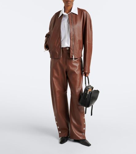 Sportmax Veste bomber en cuir - Sportmax - Modalova