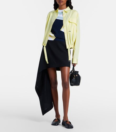 Pull en coton mélangé à rayures - Loewe - Modalova