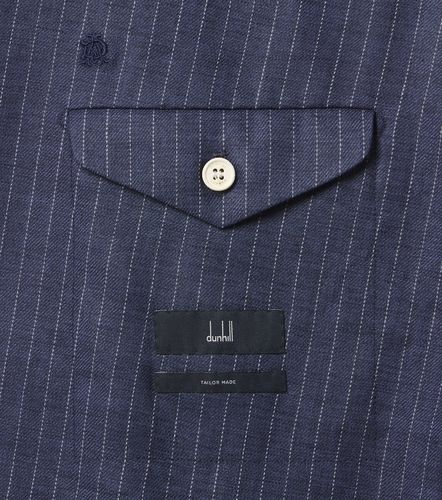 Veste de costume en lin à rayures - Dunhill - Modalova