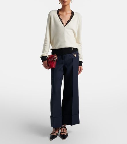 Pull VLogo en laine mélangée - Valentino - Modalova