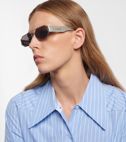 Lunettes de soleil carrées Cut Out - Fendi - Modalova
